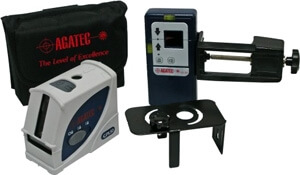 Agatec CPL50 Exterior Cross Line Laser with Plumb Beam Package 11-0357
