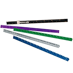 Alumicolor - 6" Common-Man 3-Sided Pocket Ruler - (7 Colors Available) - Promo ET15662