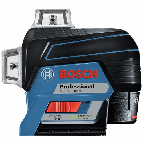 Bosch GLL3-330CG - 360 Degree Connected Green-Beam Three-Plane Leveling and Alignment-Line Laser