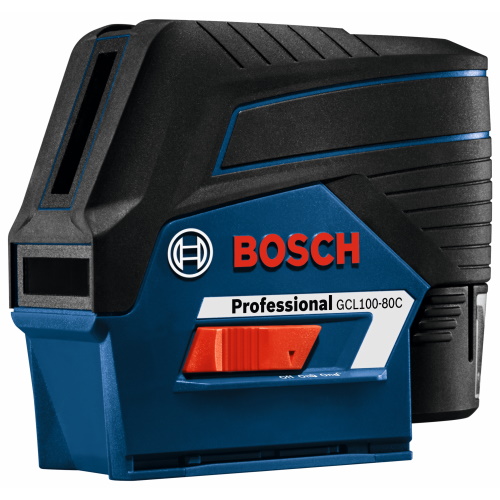  Bosch 12V Max Connected Cross-Line Laser with Plumb Points - GCL100-80C