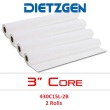 Dietzgen Laser Bond Paper, 20 lb, 15" x 500' (4 Rolls ) 430C15L
