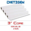 Dietzgen Laser Printer &amp; Copier Bond Paper, 20 lb, 18" x 500' (4 Rolls) 430C18L