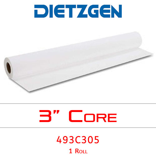 Dietzgen Laser Printer &amp; Copier Double Matte Film, 3 mil, 30" x 150' (1 Roll) 493C305