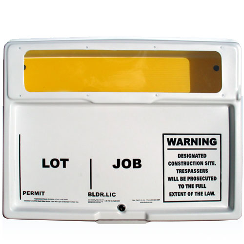 Doc-Box with Lock and Window Permit Holder Box Model 10101