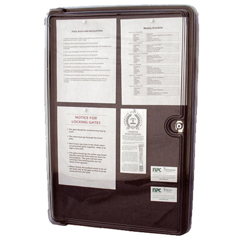 All-Weather Bulletin Board Model 20001