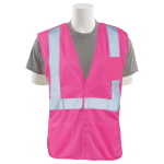 ERB S362PNK Unisex Safety Vest Non-ANSI - Hi-Viz Pink (8 Sizes Available) ET13816