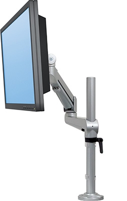 ESI Edge Series 28" Pole-Mounted Single Monitor Arm EDGE-28