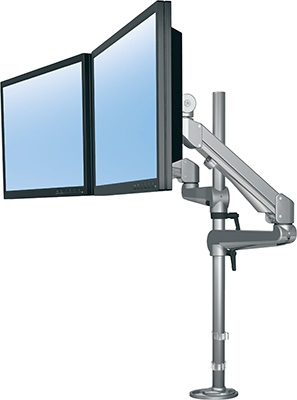 ESI Edge Series 28" Pole-Mounted Dual Monitor Arm EDGE2-28