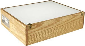 Gagne Porta-Trace Oak 11" x 18" Light Box 1118-2WC