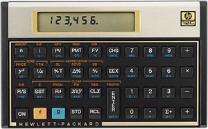 Hewlett Packard HP-12C Financial Calculator ES1034