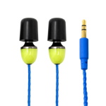 ISOTunes Wired Listen Only Earbuds, Blue/Yellow - IT-10 ET15109