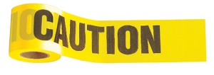 Johnson Level Standard Yellow “Caution/Cuidado Tape - 3 x 1000 3324