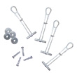 Kendall Howard Wall Mount Hardware Kit 0300-1-001-00 ES4430