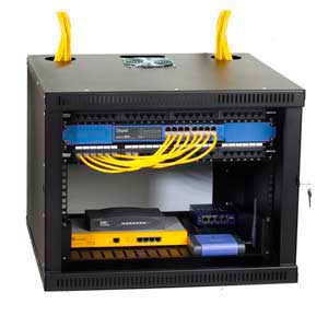 Kendall Howard 8U Security Wall Rack Enclosure 1915-3-100-08 ES4483