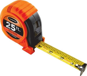 Keson Rubber Grip Series 25' Measuring Tape PG18M25RG