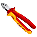 Knipex 7 1/4" Diagonal Cutters - 1000V Insulated (70 08 180 SBA) ET14851