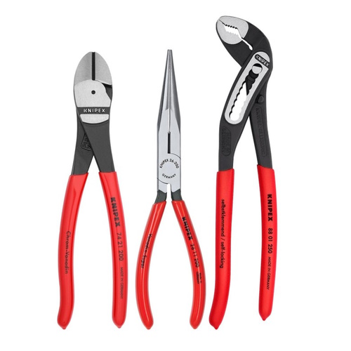 Knipex 3 Pc Universal Pliers Set with Alligator&#174; Pliers - 00 20 08 US1