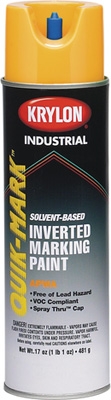Krylon Quik-Mark Solvent-Based Inverted Marking Paint (Case of 12 Cans)