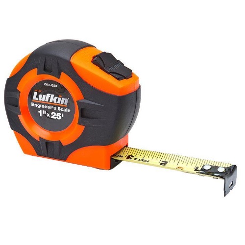 Lufkin Series 1000 HV1425D 25' Engineer's Power Return Tape