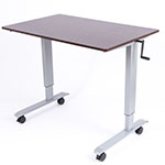 Luxor 48" High Speed Crank Adjustable Stand Up Desk - STANDUP-CF48-DW ES6669