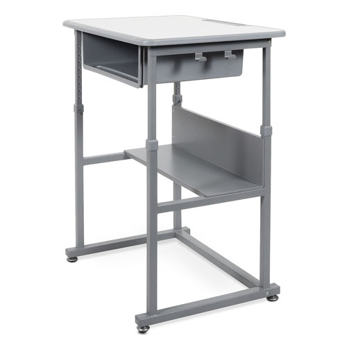 Luxor STUDENT-M - Sit-to-Stand Student Desk with Manual Adjustment