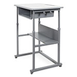 Luxor Sit-to-Stand Student Desk with Manual Adjustment - STUDENT-M ES8792