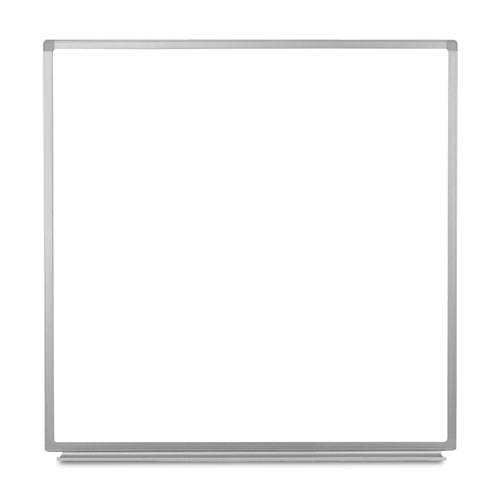  Luxor 48&quot;W x 48&quot;H Wall-Mounted Magnetic Whiteboard - WB4848W