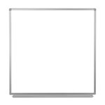 Luxor 48"W x 48"H Wall-Mounted Magnetic Whiteboard - WB4848W ET10439