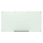 Luxor 96"W x 48"H Magnetic Wall-Mounted Glass Board - WGB9648M ET10529
