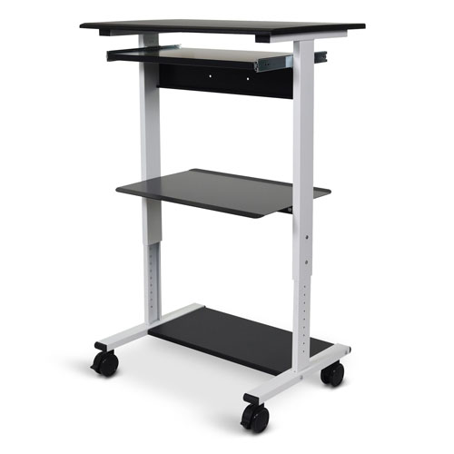  Luxor Three-shelf Adjustable Stand Up Workstation - STAND-WS30