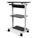 Luxor Three-shelf Adjustable Stand Up Workstation - STAND-WS30 ET10548
