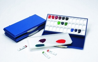 Martin Universal Design Mijello Airtight Leak Proof Fusian Watercolor 33 color Palette 92-WP3033B ES4059