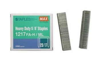 Max Flat-Clinch Heavy-Duty Staples MXB1217FAH ES8844
