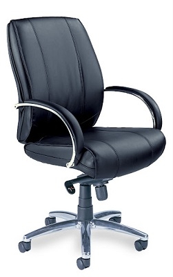 Mayline Optima Mid-Back Chair OPMBLK