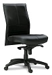 Mayline Silhouette Chair Mid-Back SSMBLK ES4374