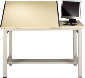 Mayline Ranger Steel Four-Post Split-Top Drafting Table
