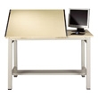 Mayline Ranger Steel Four-Post Split-Top Drafting Table