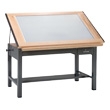 Mayline Ranger Steel Four-Post Light Table, 48" W x 37.5" D 7734BLT (3 Colors Available) ES4459