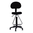 Mayline Drafting Stool with Footrest 2610085 (Black) ES713