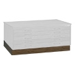 Mayline Wood Plan File Flush Base for 36" x 48" Document Drawer Unit 7719W (3 Colors Available) ES1569