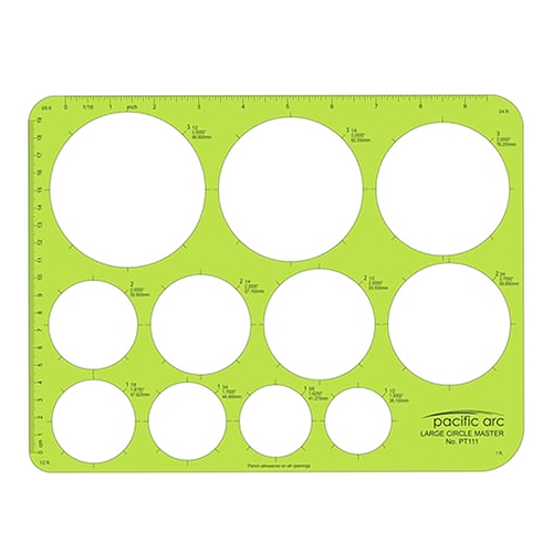  Pacific Arc Large Circle Master Template - PT-111