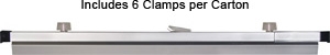 Premium Brand 18" Blueprint Hanging Clamps (Carton of 6 Clamps &amp; Clamp Wrench) PC618