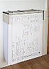 Premium Brand Blueprint Drop Lift Wall Rack Bundle with a Dozen 18" Clamps DL1218 ES2863