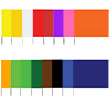 Presco 4515 - Plain Color 4x5 Flag and 15" Wire Staff Marking Flags (1000 Count) (16 Colors Available) ES7386