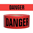 Presco Standard Red 2 mil DANGER Barricade Tape 3" x 1000' - B3102R21 (Case of 8 Rolls) ES9625