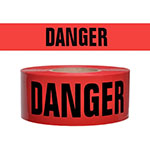 Presco Standard Red 3 mil DANGER Barricade Tape 3" x 1000' - B3103R21 (Case of 8 Rolls) ES9820