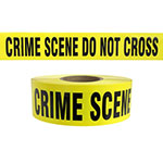 Presco Standard Yellow 3 mil CRIME SCENE DO NOT CROSS Barricade Tape 3" x 1000' - B3103Y49 (Case of 8 Rolls) ES9831
