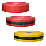 Presco Woven Barricade Tape 2" x 150' - Case of 48 Rolls (3 Colors Available) ES9848
