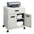 Safco Steel Machine Stand with Drawer 1870GR (Gray) ES2418