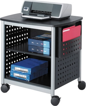 Safco Scoot Desk-Side Printer Stand 1856BL